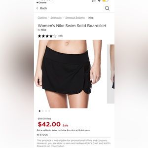 Nike Swim Solid Boardskirt Swim Suit